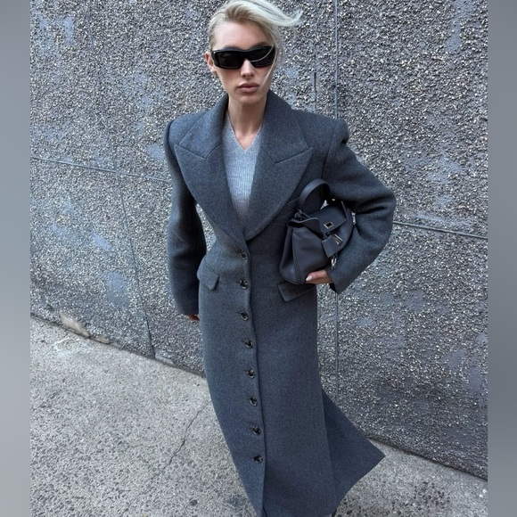 Helsa NWOT HELSA ITALIAN WOOL BLEND TOPCOAT - Picture 4 of 14